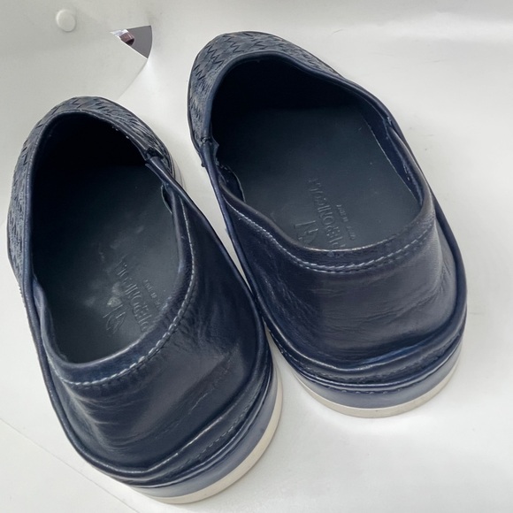 Giamperonicola Blue Leather Shoes - Picture 9 of 15